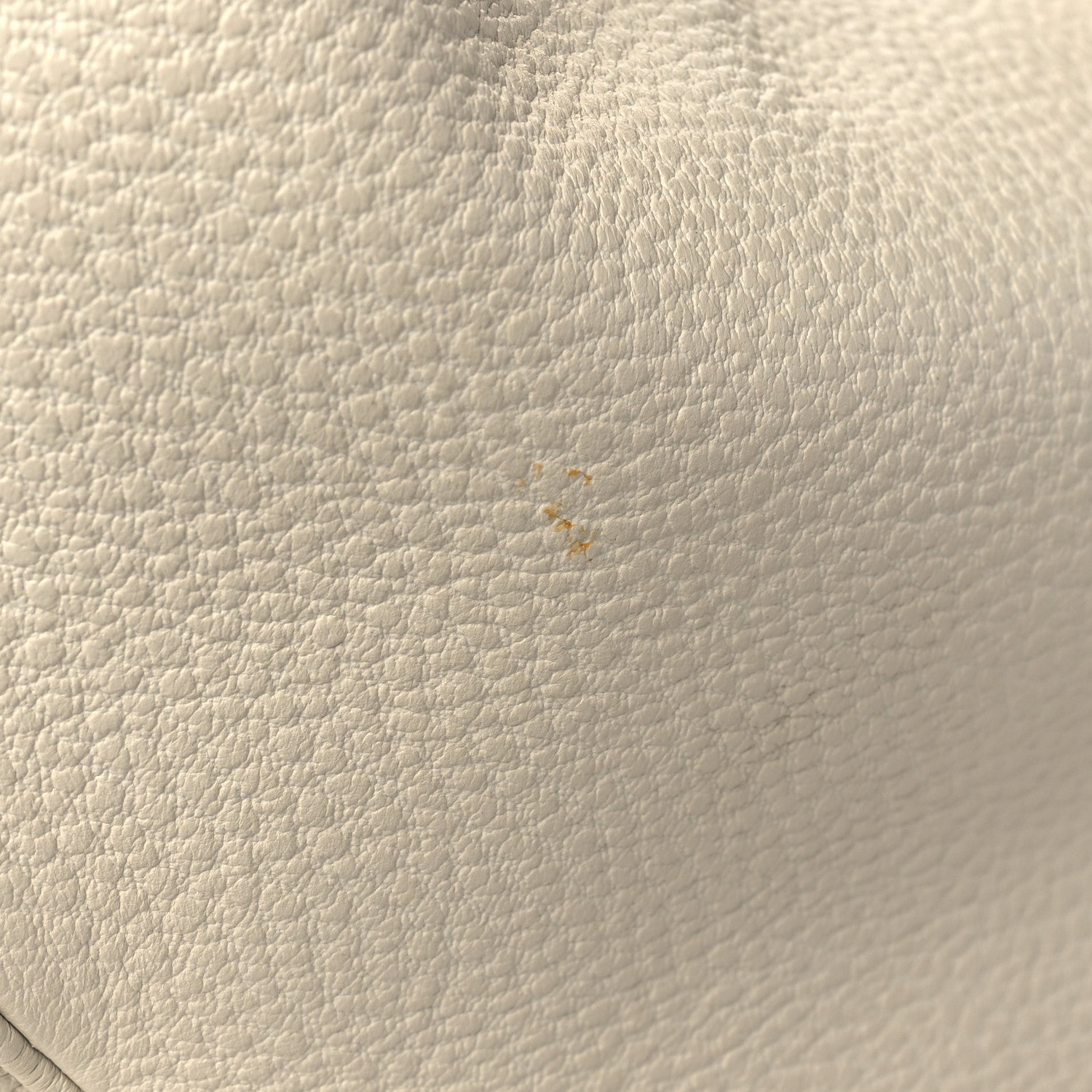 Gucci Pebbled Calfskin Bamboo Ring Hobo Ivory 11 of 11