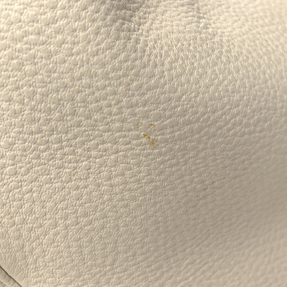 Gucci Pebbled Calfskin Bamboo Ring Hobo Ivory 11 of 11
