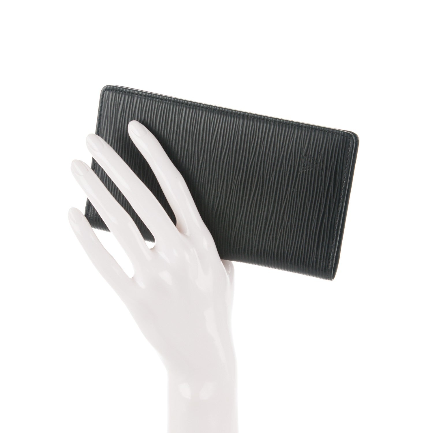 Louis Vuitton Epi Checkbook Cover Black 2 of 7