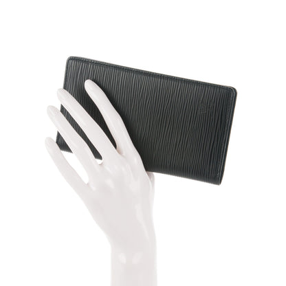 Louis Vuitton Epi Checkbook Cover Black 2 of 7