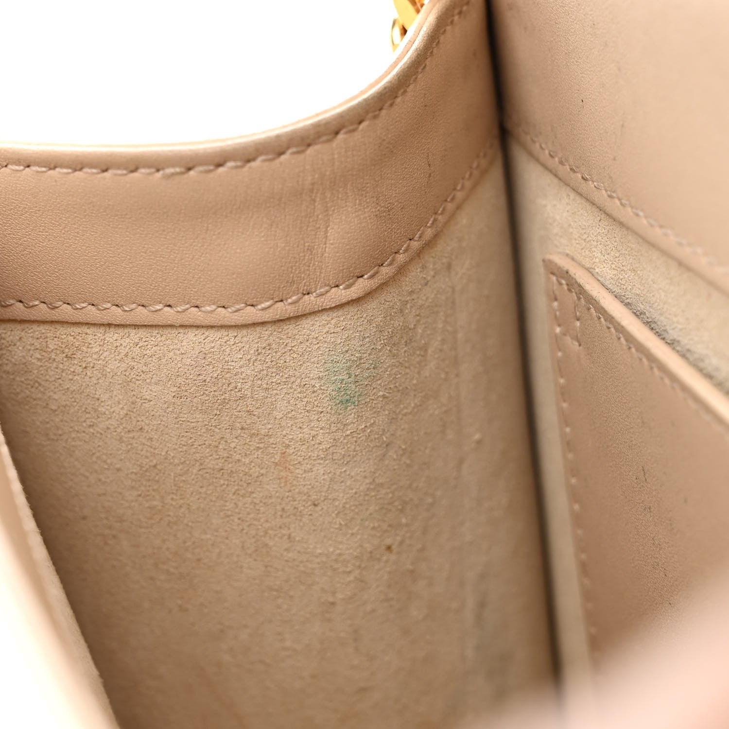 Saint Laurent Smooth Calfskin Medium Classic Monogram Kate Tassel Satchel Nude Powder 14 of 16