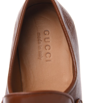 Gucci Goatskin Mens Horsebit Loafers 10.5 Cuir 7 of 9