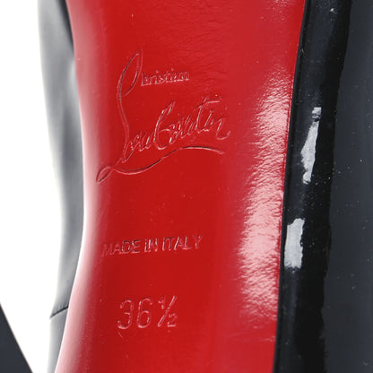Christian Louboutin Patent New Very Prive 120 Pumps 36.5 Black 8 of 15