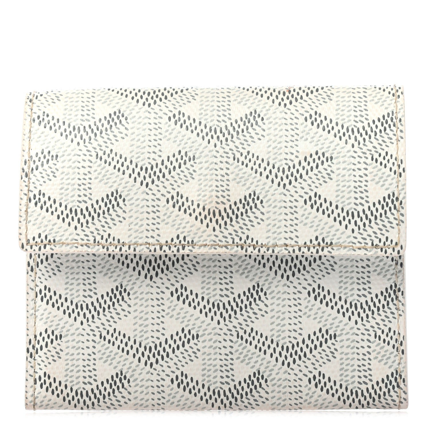 Goyard Goyardine Coin Purse Wallet White 1 of 7
