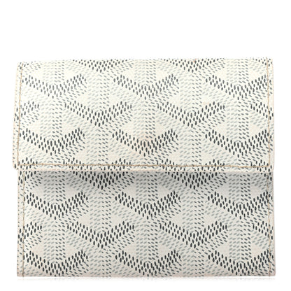 Goyard Goyardine Coin Purse Wallet White 1 of 7