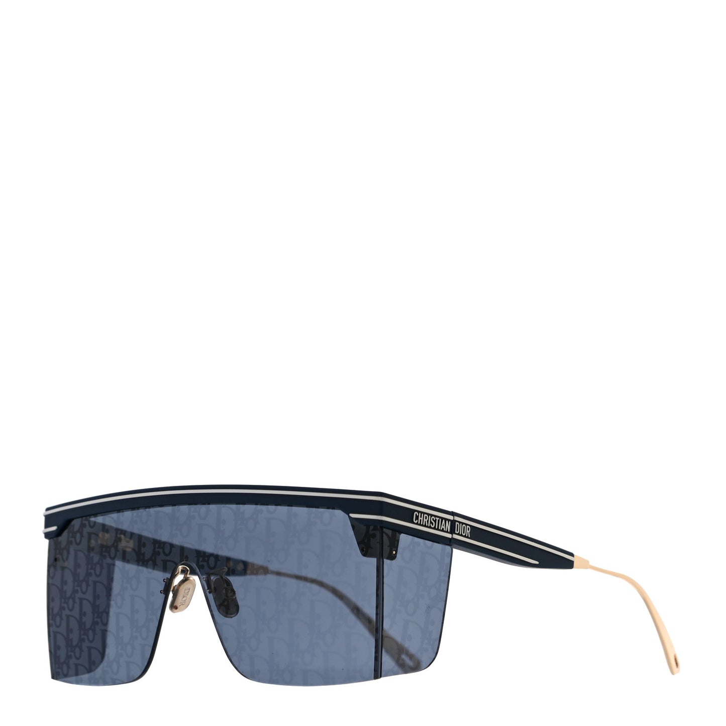 Oblique Diorclub M1U Mask Sunglasses Blue