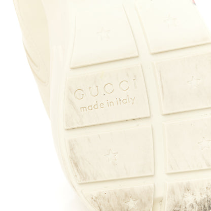 Gucci Apollo Calfskin Strawberry Womens Rhyton Sneakers 37.5 Ivory 6 of 9