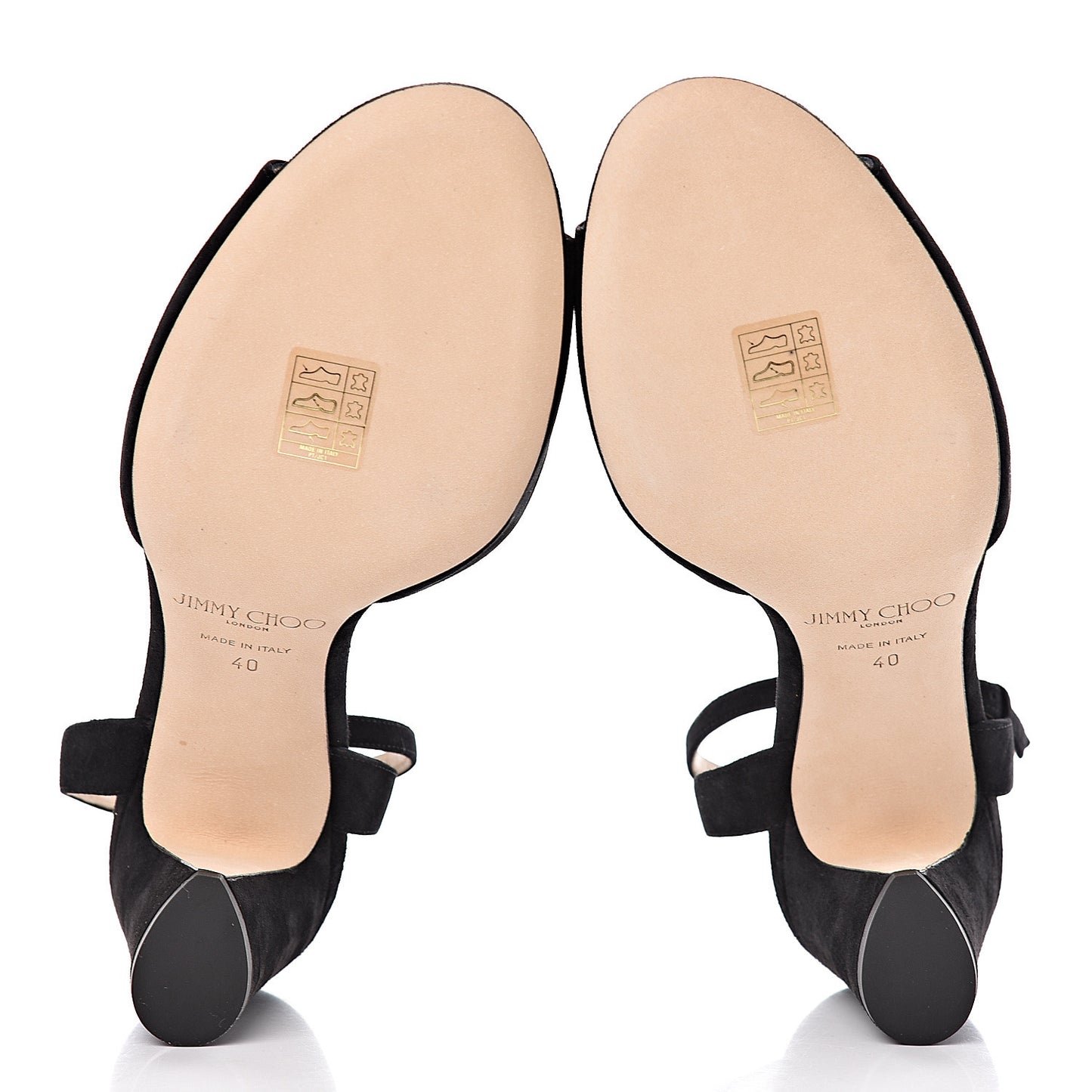 Suede Miranda 65 Sandals 40 Black