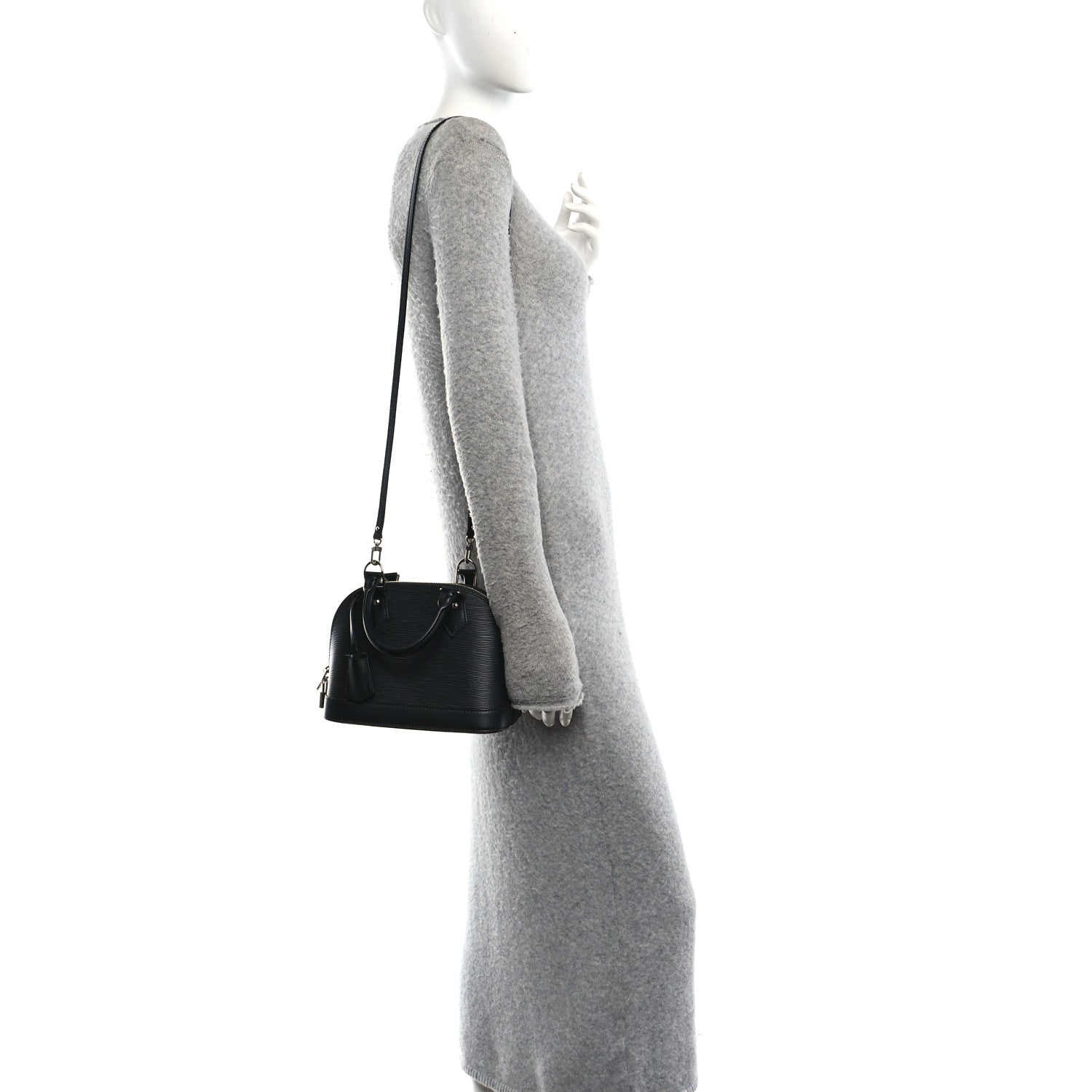 Louis Vuitton Epi Alma BB Black 2 of 11