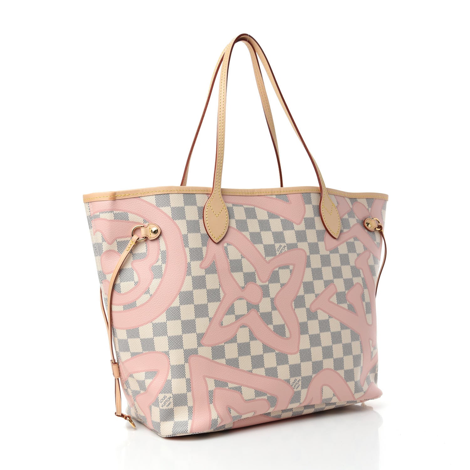 Louis Vuitton Damier Azur Tahitienne Neverfull MM 3 of 12