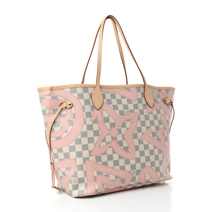 Louis Vuitton Damier Azur Tahitienne Neverfull MM 3 of 12