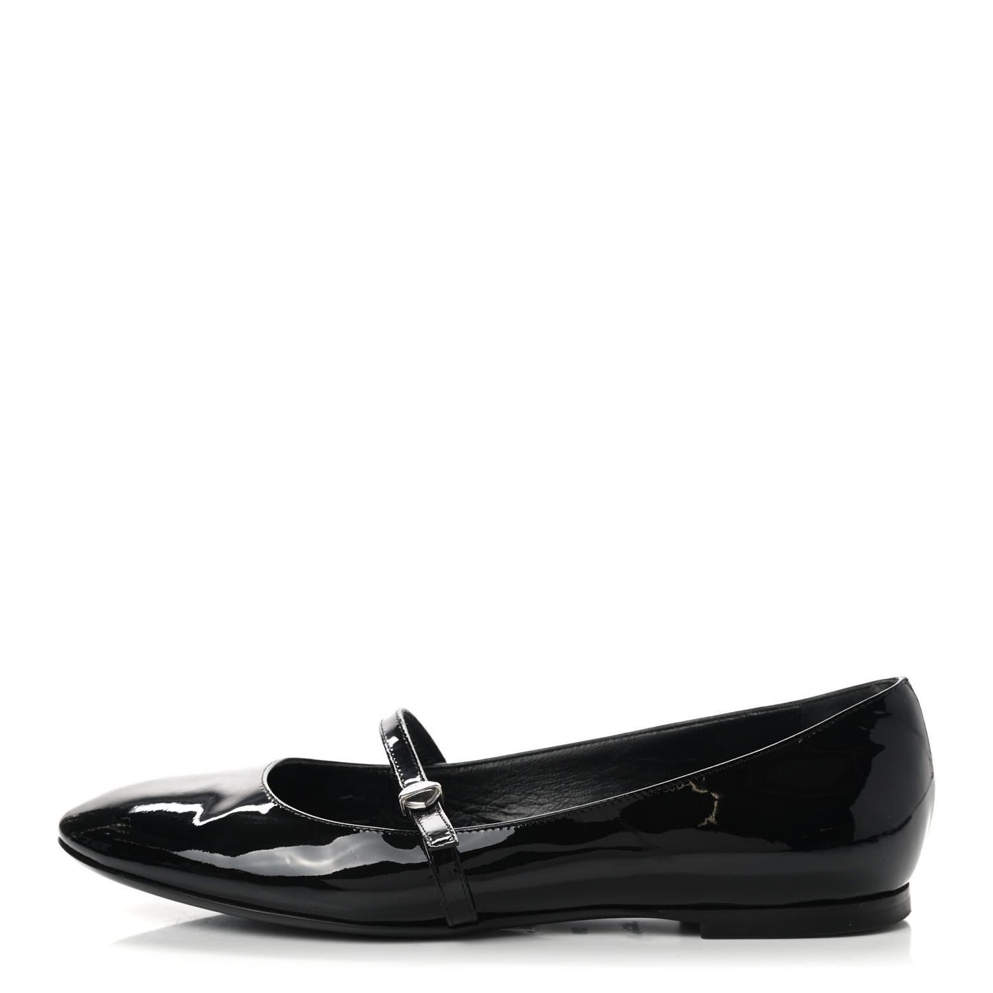 Patent Uniformes Ballerina Flat 38 Black