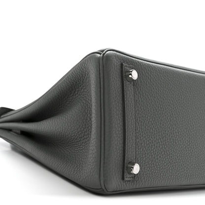 Hermes Togo Birkin 25 Vert Amande 9 of 11