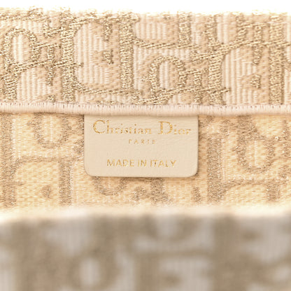 Christian Dior Oblique Medium Book Tote Gold Multicolor 6 of 10