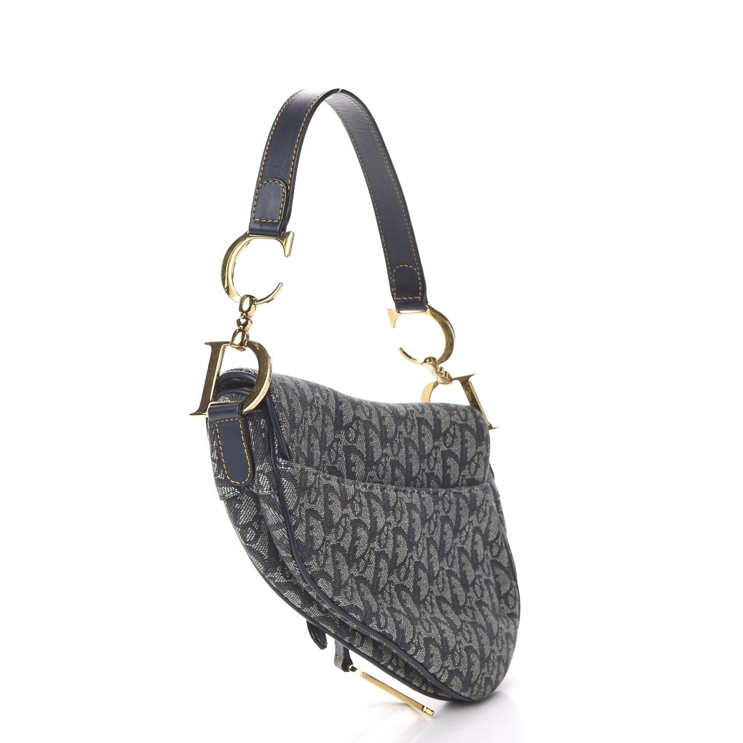 Monogram Saddle Bag Blue