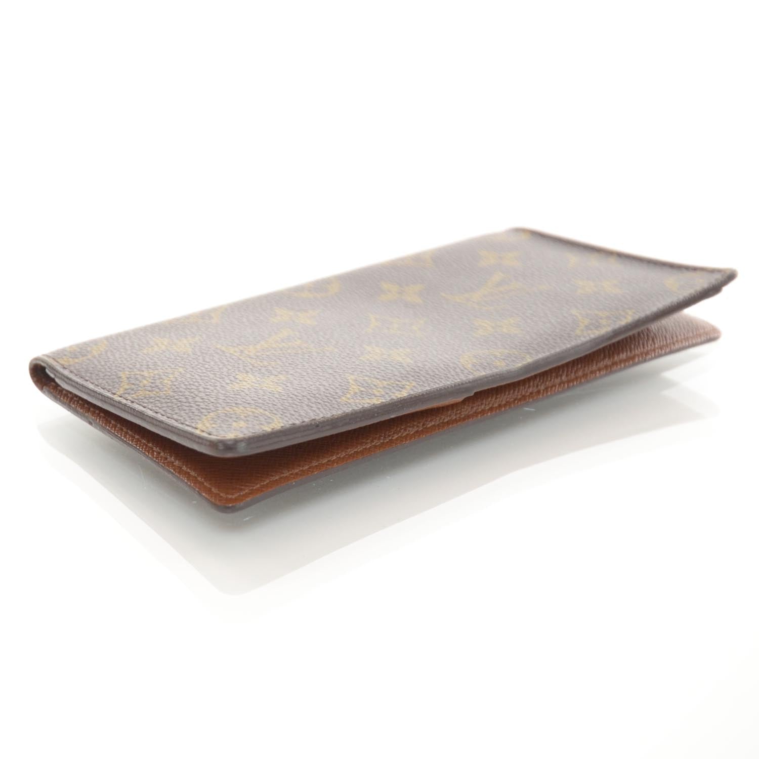 Louis Vuitton Monogram Porte Valeurs Checkbook Wallet 4 of 7