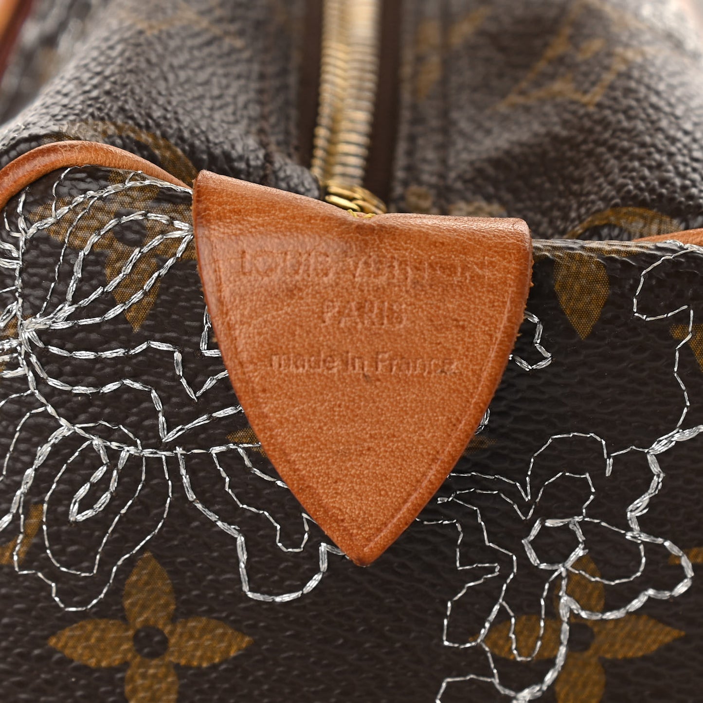 Monogram Dentelle Speedy 30 Silver