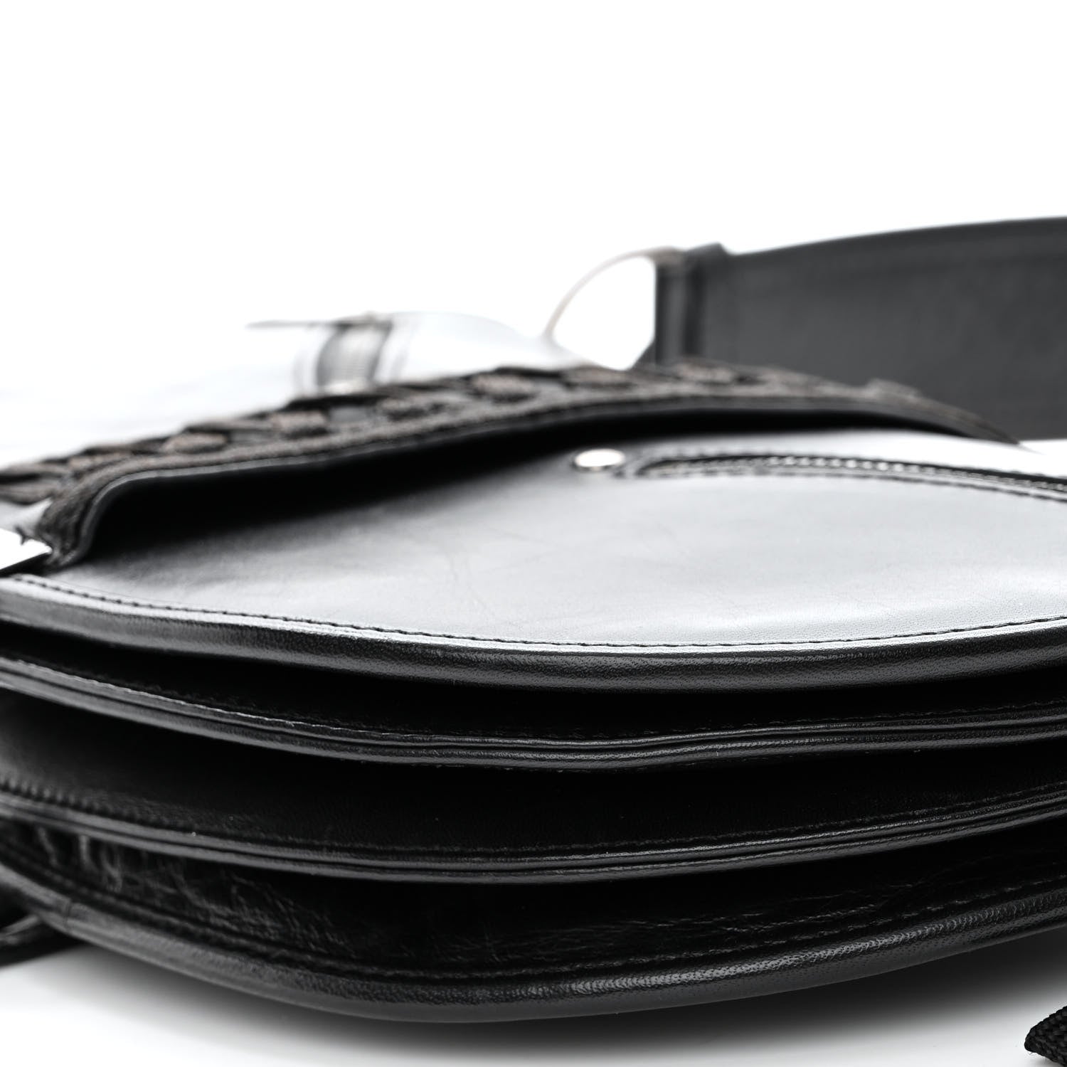 Christian Dior Lambskin Admit It Hobo Black 11 of 14