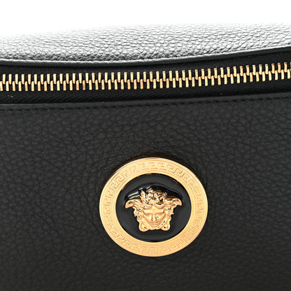 Versace Grained Calfskin Vanitas Medea Belt Bag Black 7 of 9