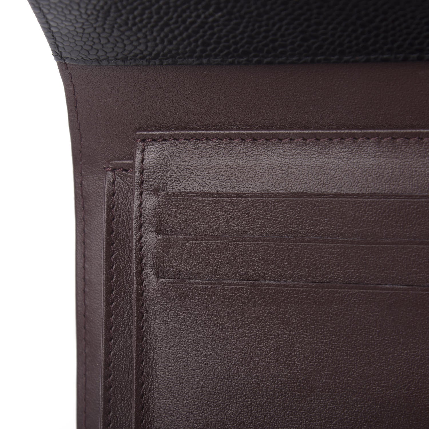 Chanel Caviar Quilted Compact Flap Wallet Black 7 of 9