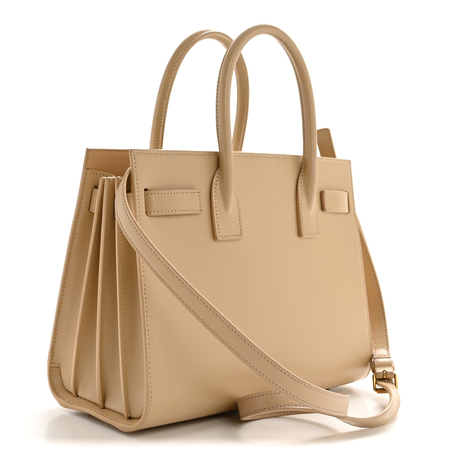Saint Laurent Calfskin Baby Sac De Jour Dark Beige 4 of 16