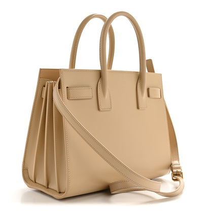 Saint Laurent Calfskin Baby Sac De Jour Dark Beige 4 of 16