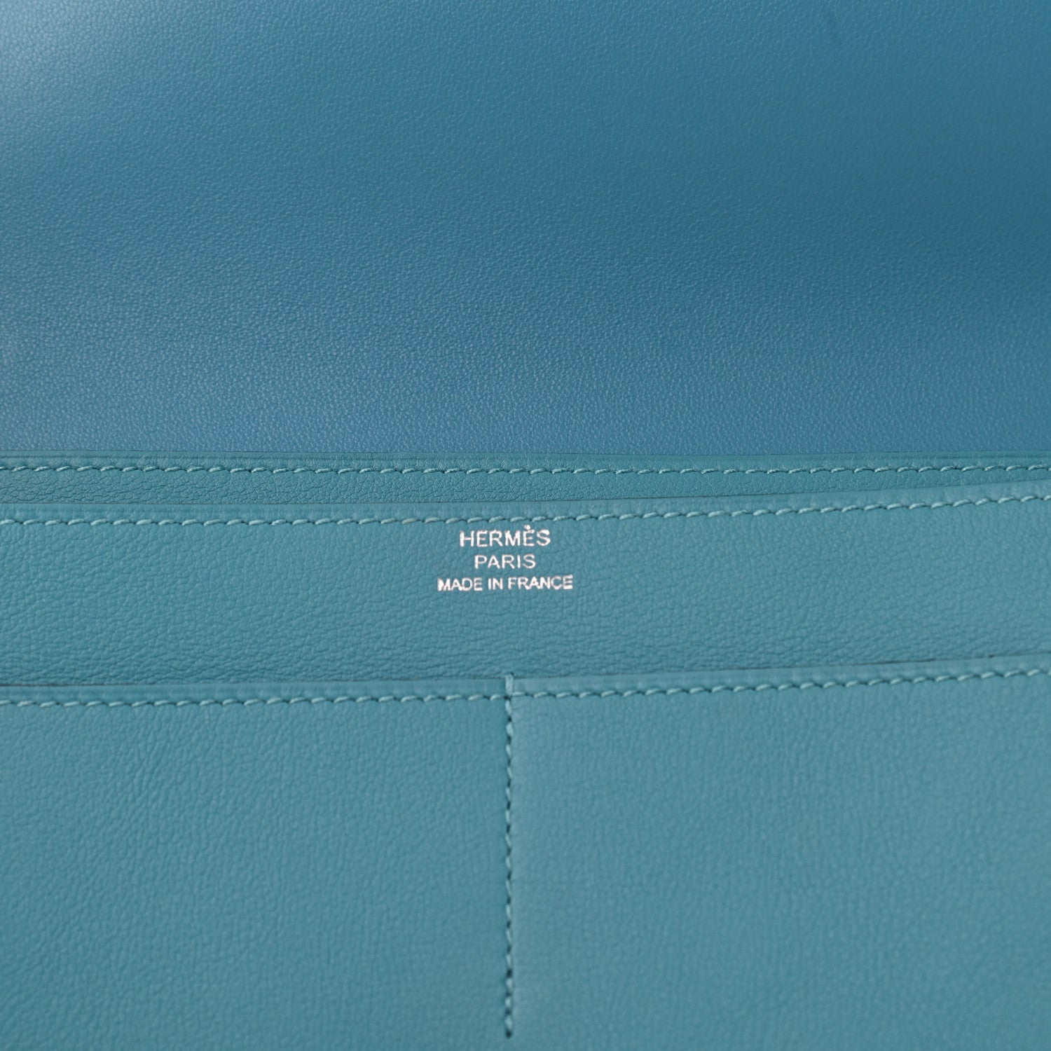 Hermes Swift Dogon Duo Wallet Turquoise 8 of 10
