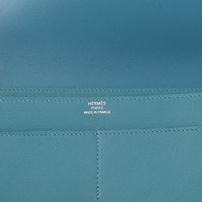 Hermes Swift Dogon Duo Wallet Turquoise 8 of 10