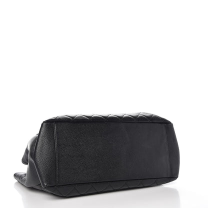 Chanel Caviar Quilted Grand Shopping Tote GST Black 4 of 10
