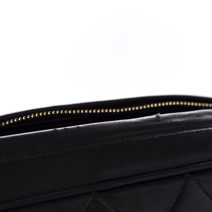 Chanel Lambskin Quilted CC Tassel Camera Case Black 9 of 13