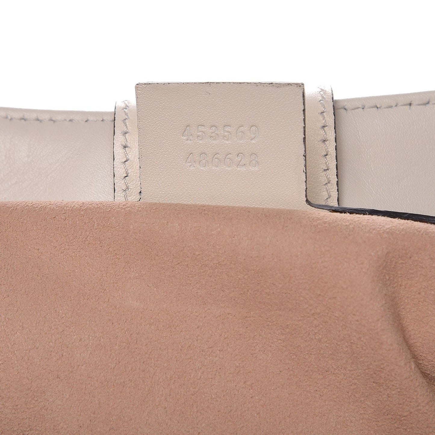 Calfskin Matelasse Medium GG Marmont Shoulder Tote Bag White