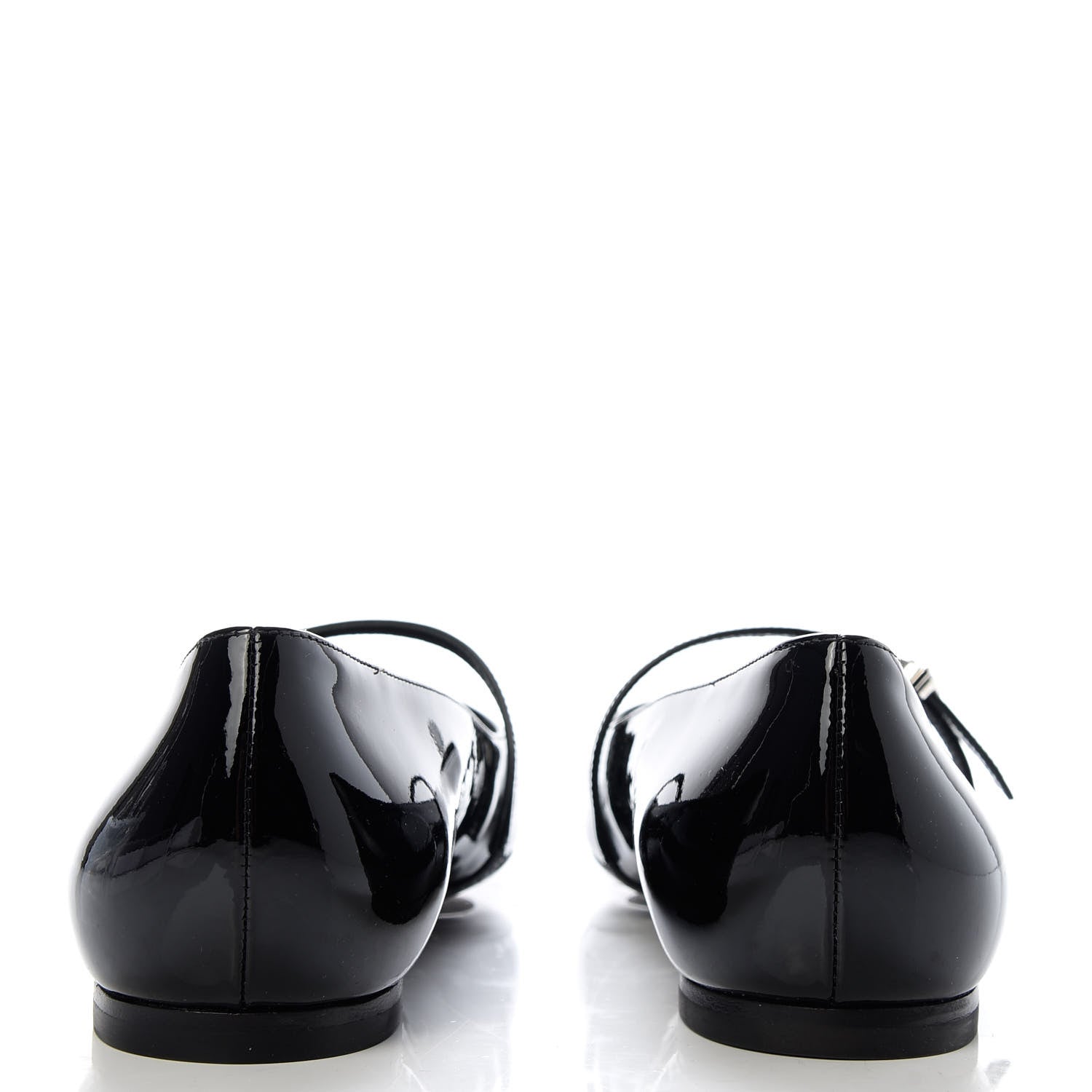 Louis Vuitton Patent Uniformes Ballet Flats 37.5 Black 6 of 10