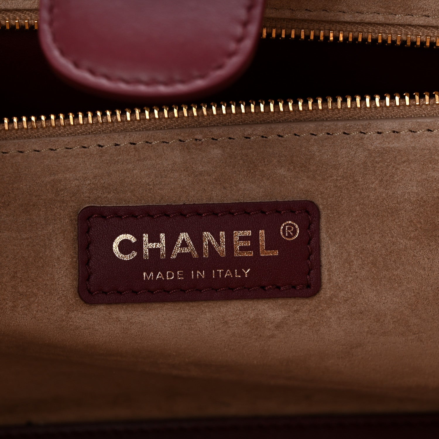Chanel Calfskin Archetype Small Shopping Tote Dark Burgundy 5 of 9