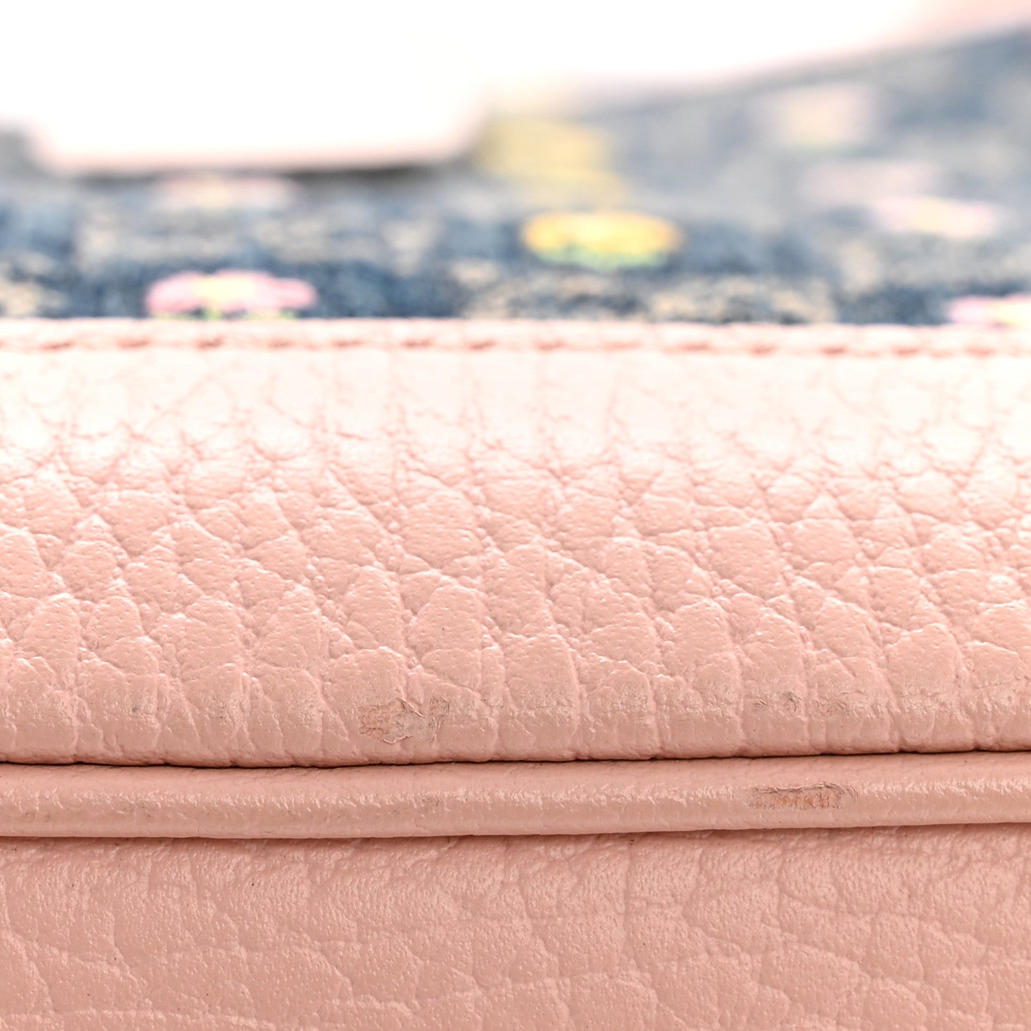 Gucci New Denim GG Monogram Calfskin Love Parade Small Jackie 1961 Hobo Light Pink 14 of 15