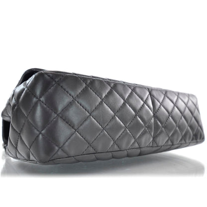 Chanel Lambskin Large Chevron Flap Black 6 of 12