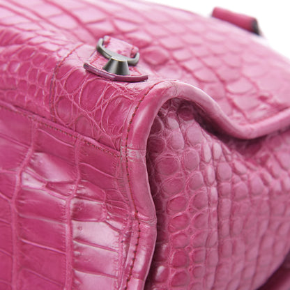 Balenciaga Crocodile City Cypress Magenta 11 of 23