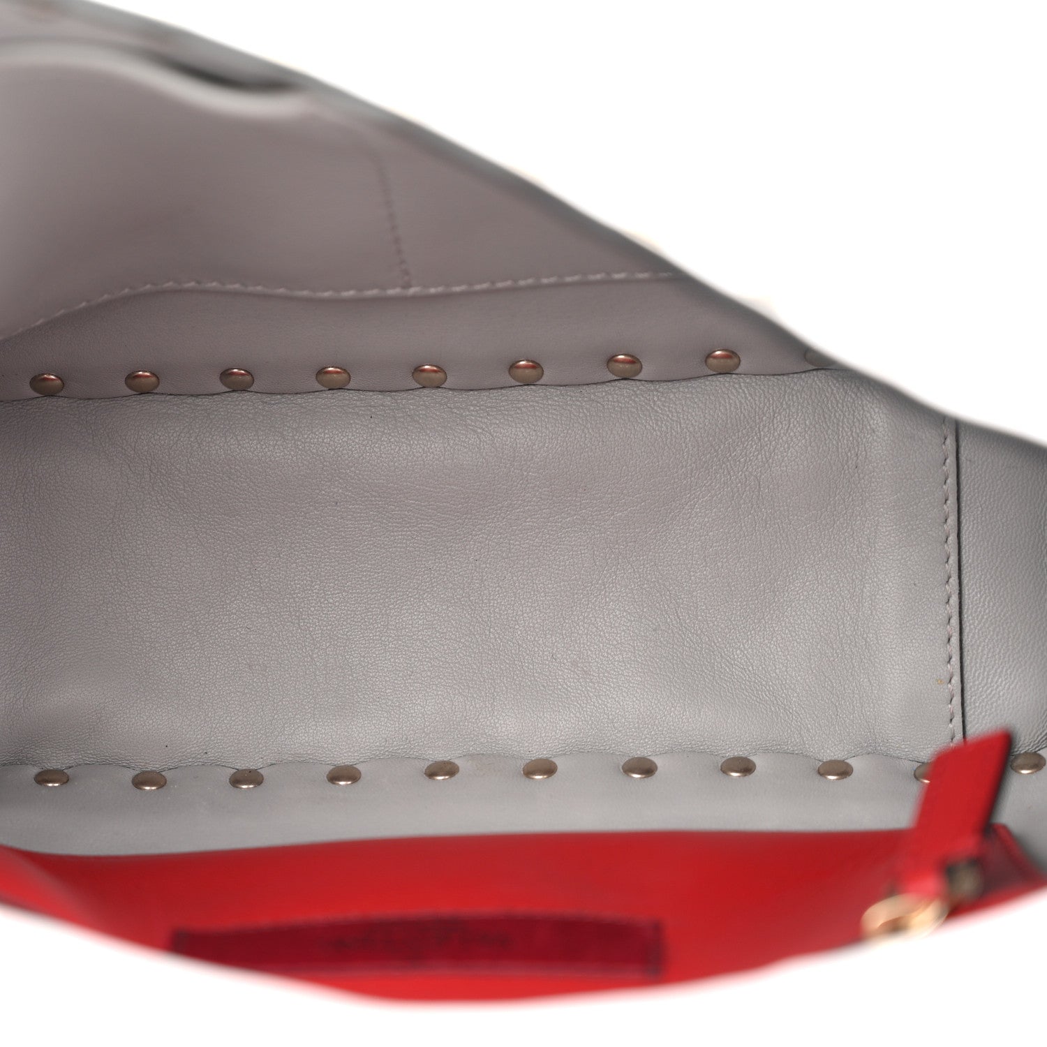 Valentino Garavani Nappa Medium Rockstud Spike Shoulder Bag Pastel Grey 5 of 12