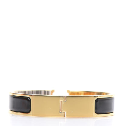 Hermes Enamel Narrow Clic Clac H Bracelet PM Black 3 of 6