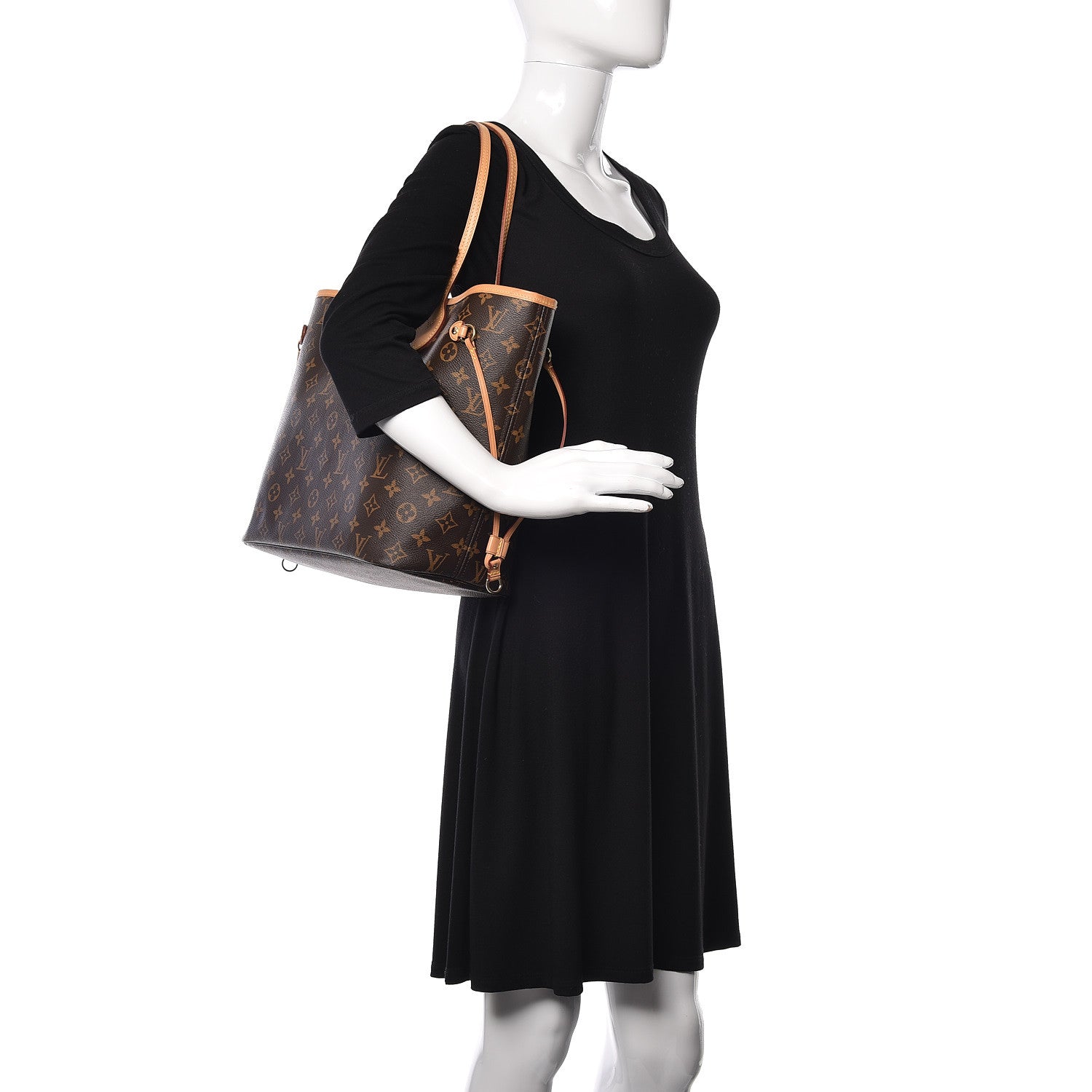 Louis Vuitton Monogram Neo Neverfull MM Rose Ballerine 2 of 12