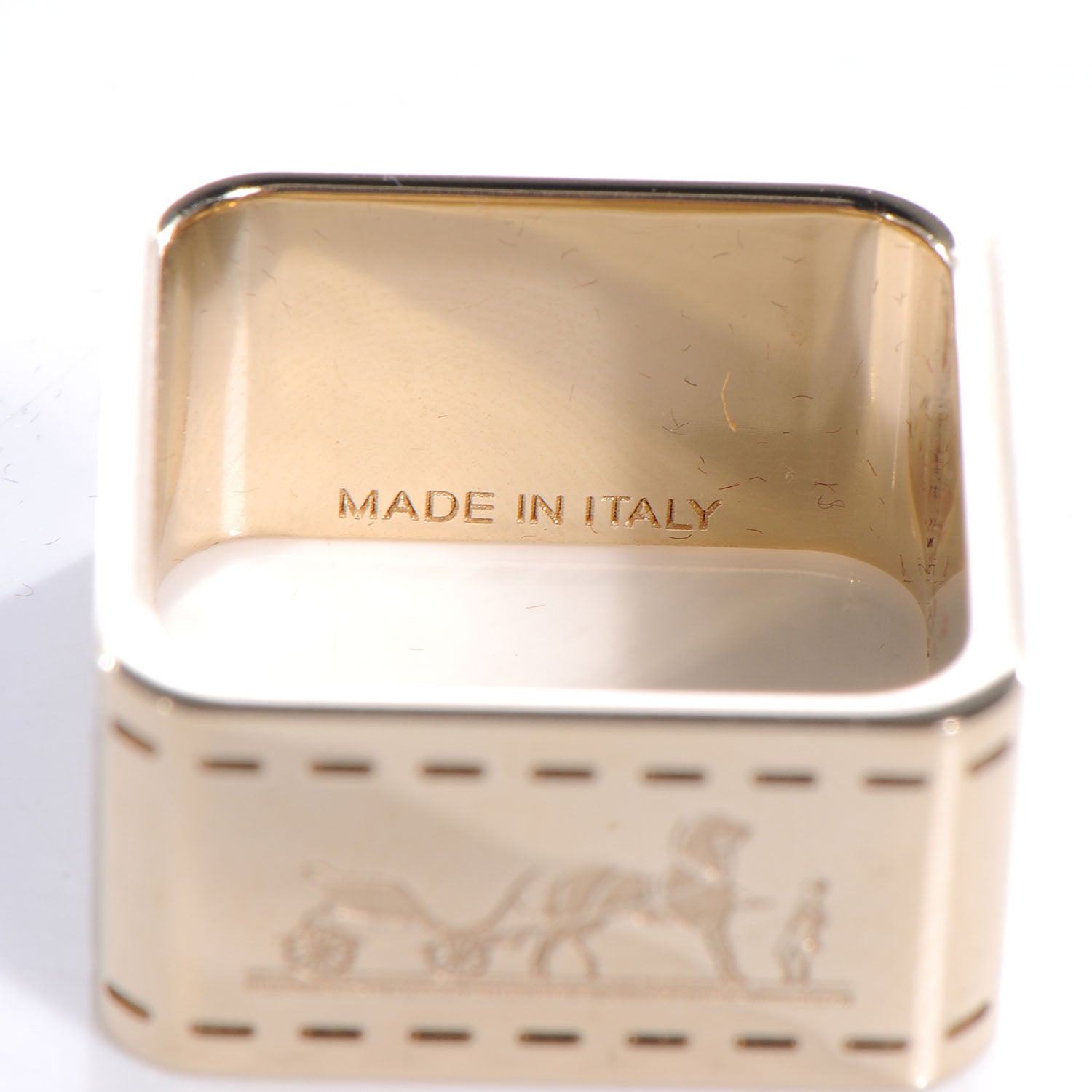 Hermes Permabrass Bolduc Scarf Ring 3 of 6