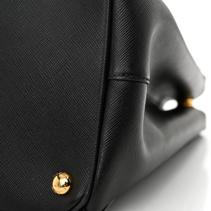 Prada Saffiano Lux Large Galleria Double Zip Tote Black 11 of 11