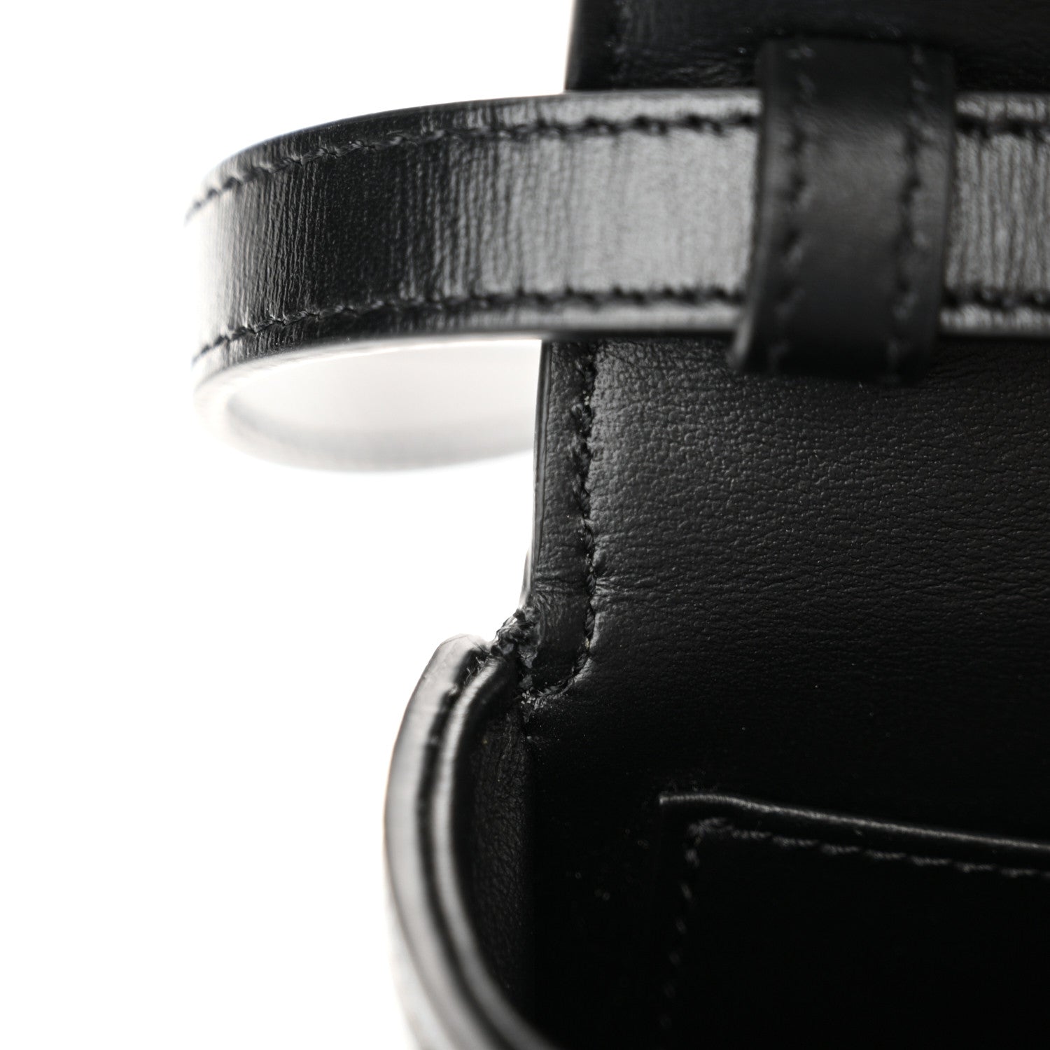 Celine Shiny Calfskin Mini Claude Black 11 of 12