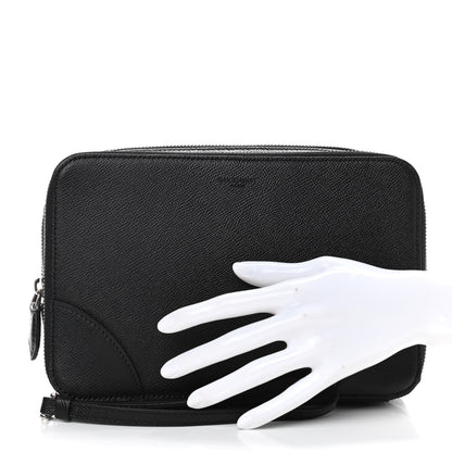 Givenchy Textured Calfskin Clutch Black 2 of 9