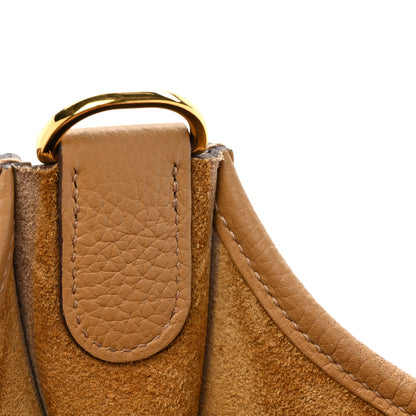 Hermes Taurillon Clemence Evelyne III PM Biscuit 8 of 10