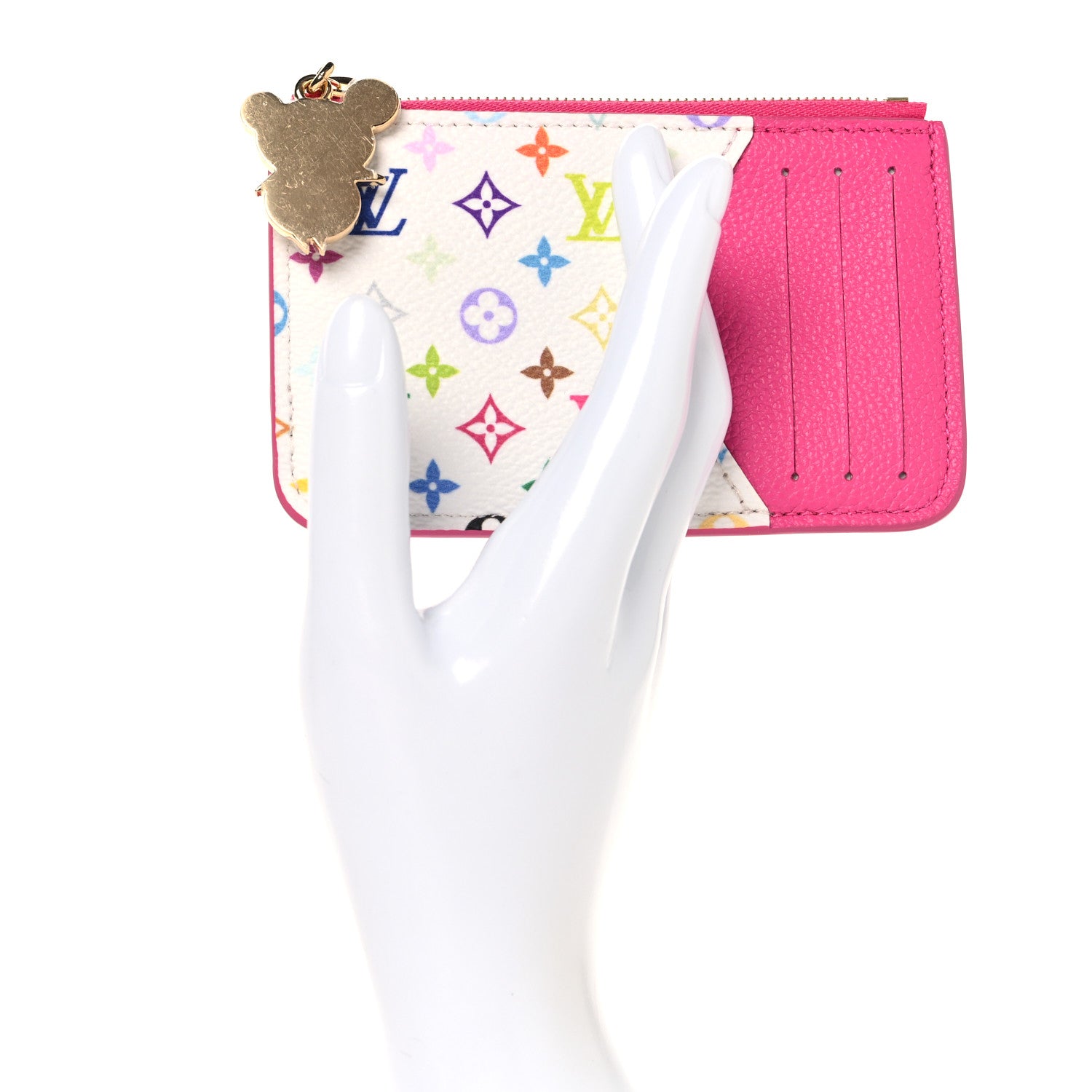 Louis Vuitton LV X TM Monogram Romy Card Holder Kawaii Pink 2 of 6