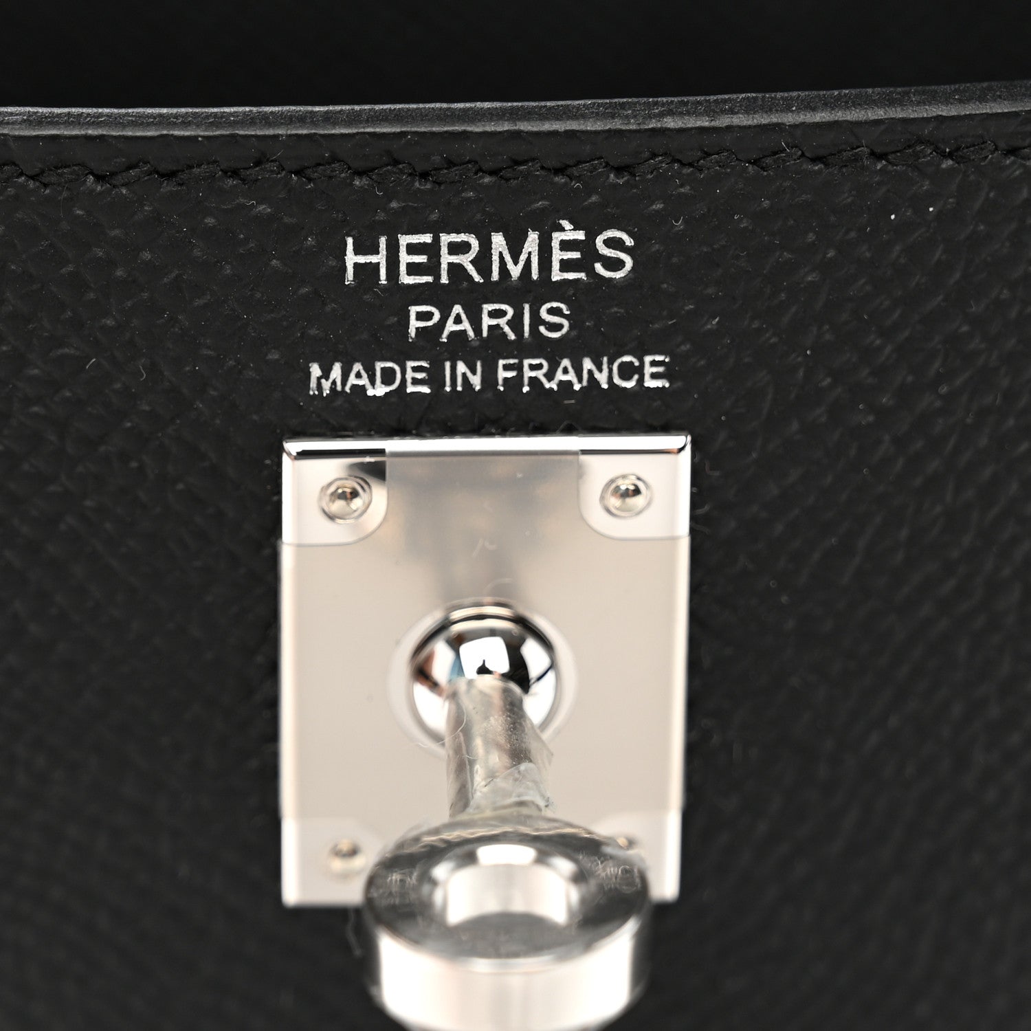 Hermes Epsom Kelly Sellier 25 Black 6 of 10