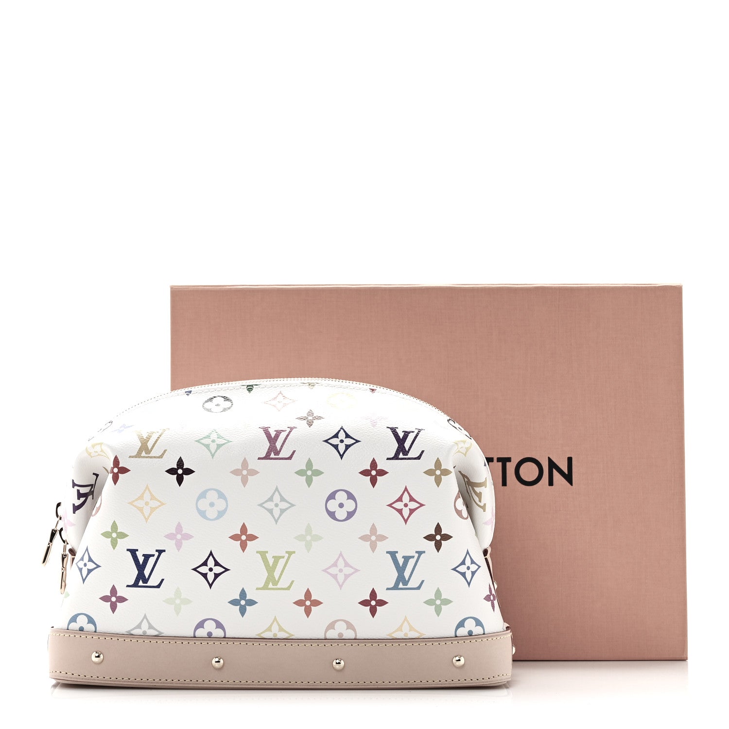 Louis Vuitton LV x TM Monogram Multicolor Cosmetic Pouch GM White 10 of 10