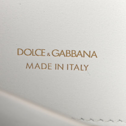 Dolce & Gabbana Calfskin DG Millennials Crossbody Bag White 6 of 9