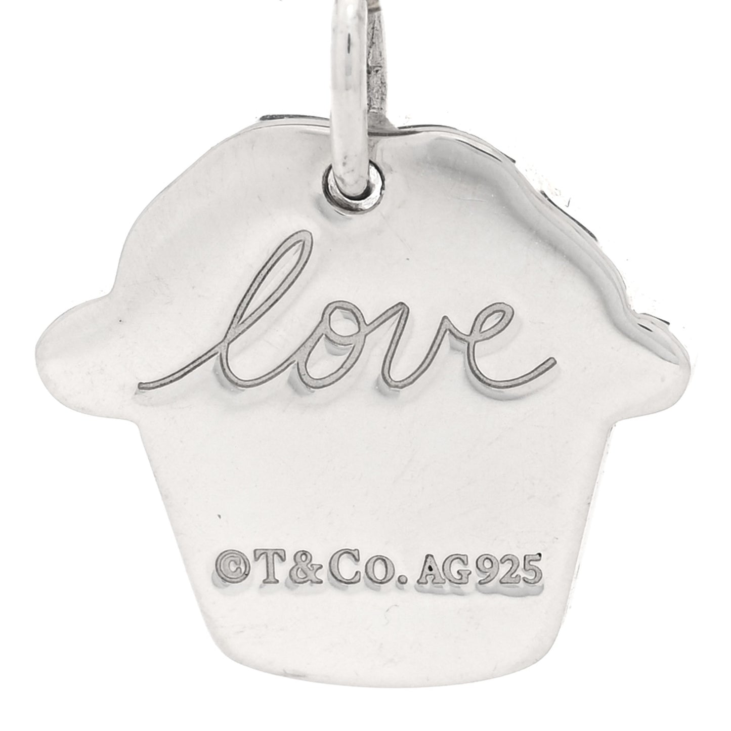 Sterling Silver Love Muffin Charm