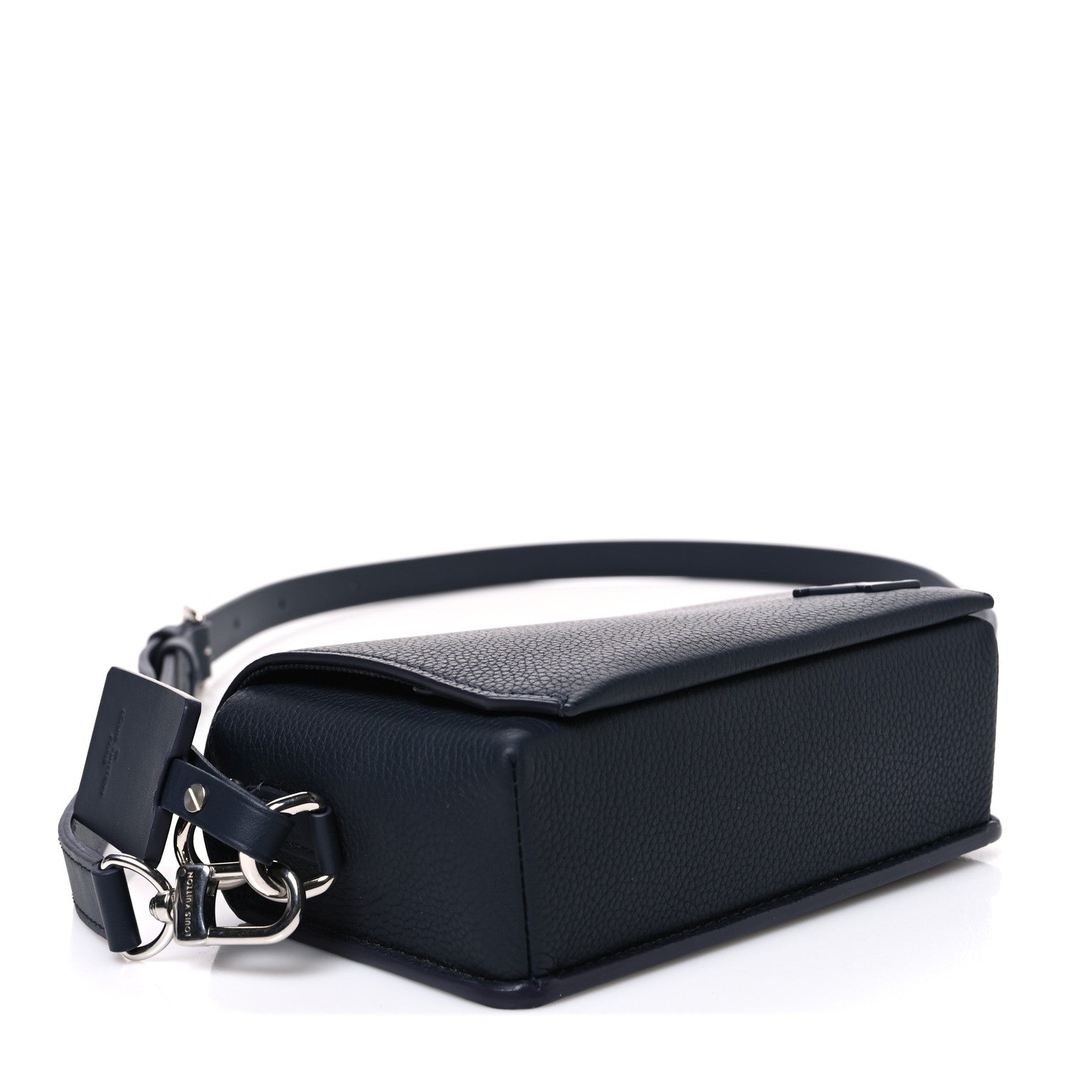 Louis Vuitton Calfskin Aerogram Fastline Wearable Wallet Navy Blue 3 of 8
